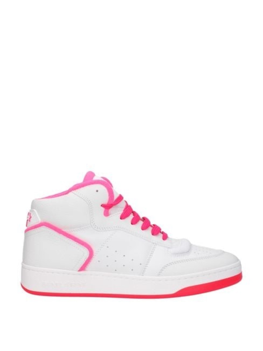$895 Saint Laurent
Men's Pink SI/80 Leather Sneakers size45